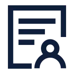 Customer Report Line SVG Icon